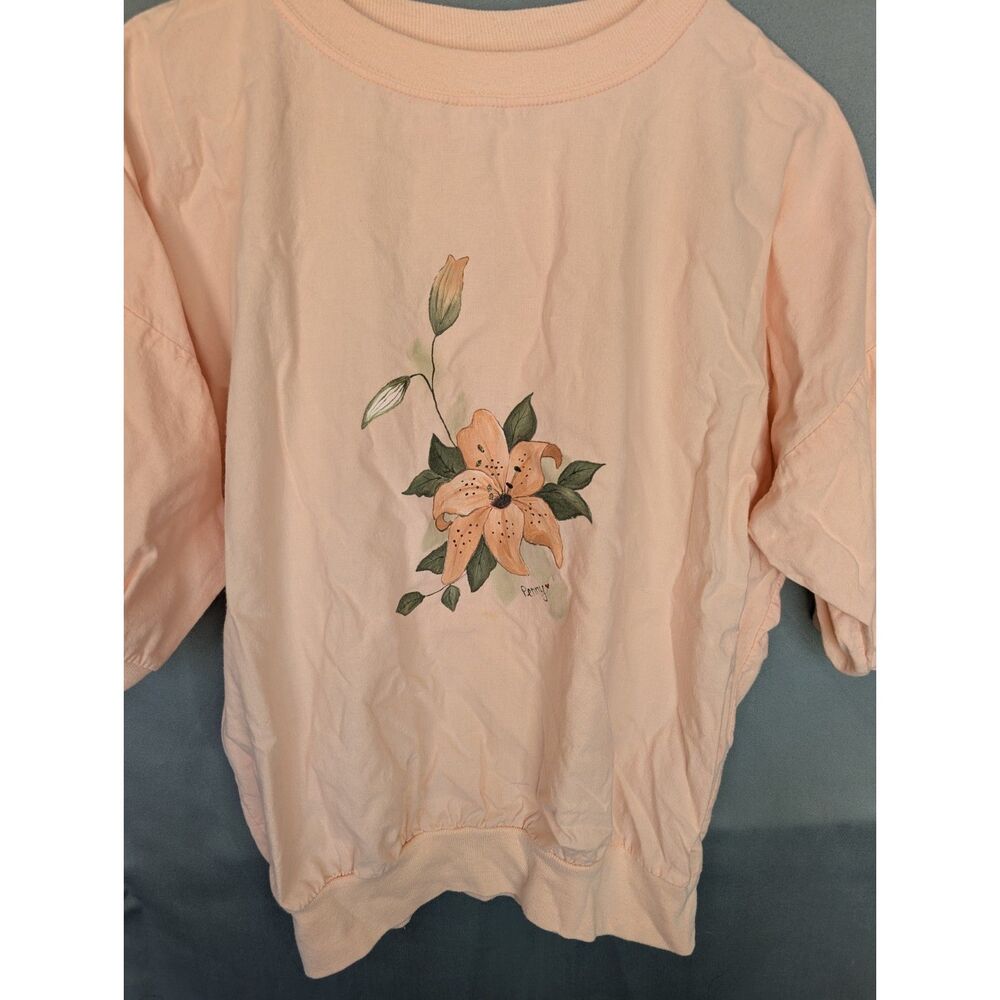 Vintage Peach "Penny" Tiger Lily Shirt